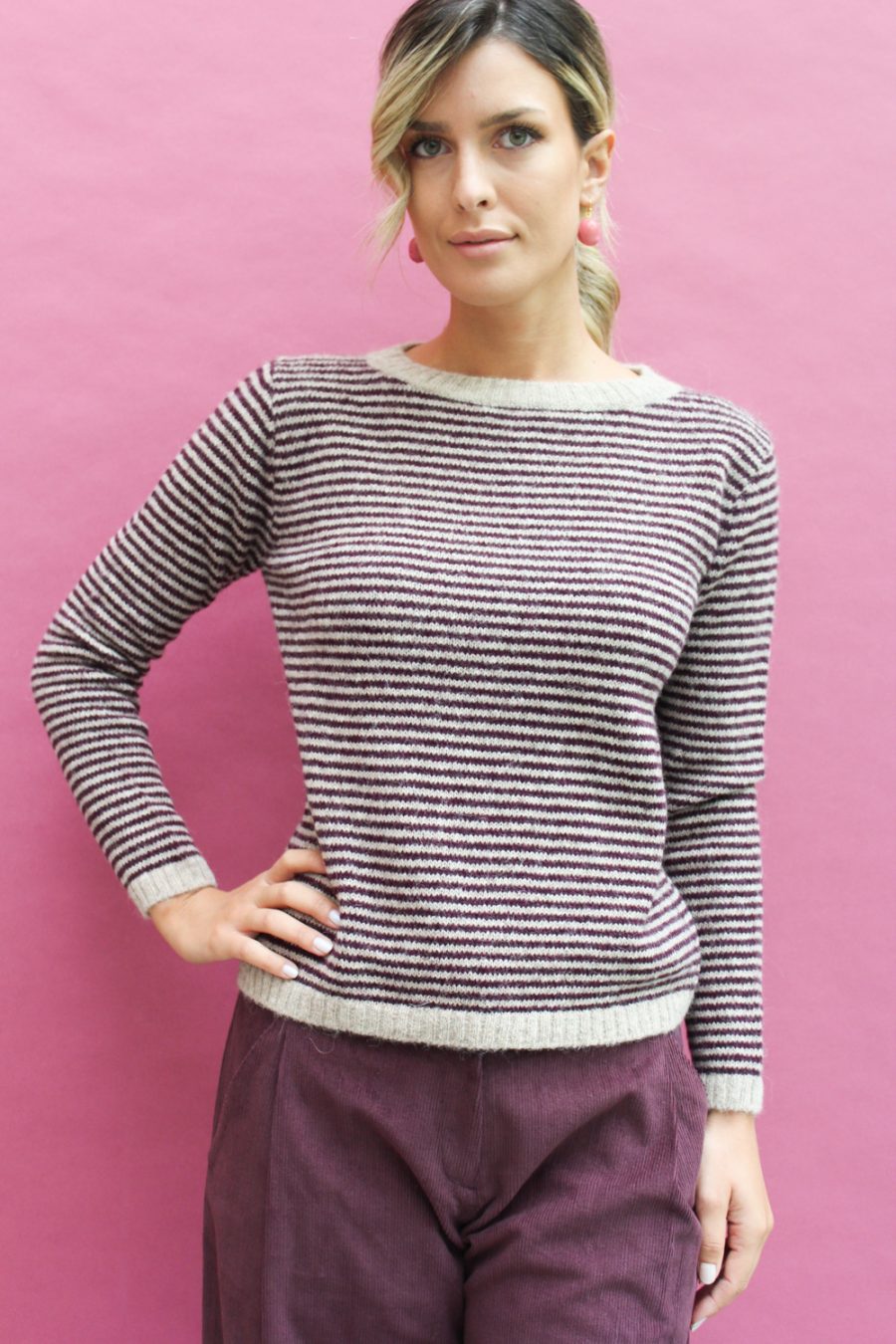 Maglia Edera in alpaca superfine