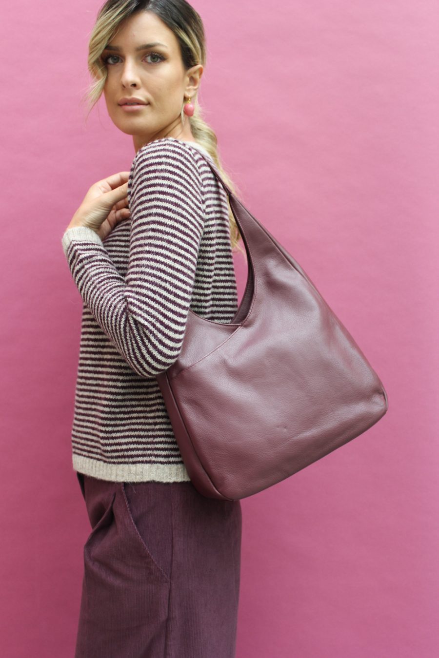 Borsa Khidirpur in pelle - immagine 2