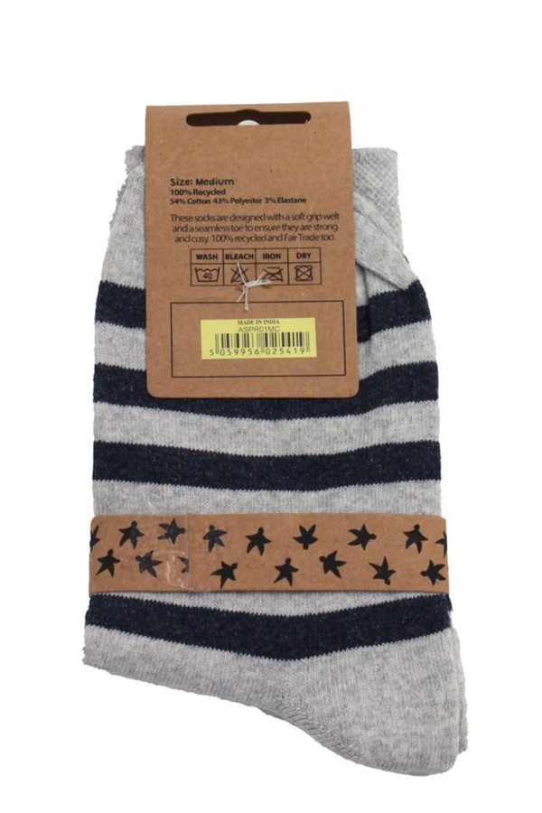 Calze Stripes pallini neri