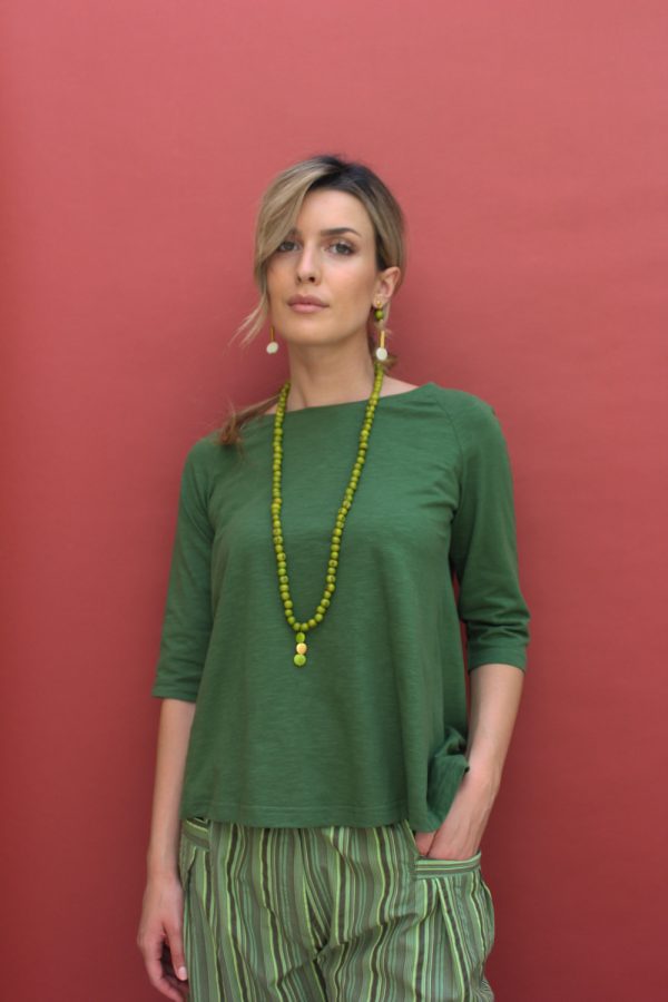 T-shirt Amanda in jersey di cotone biologico