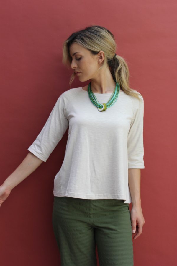 T-shirt Amanda in jersey di cotone biologico