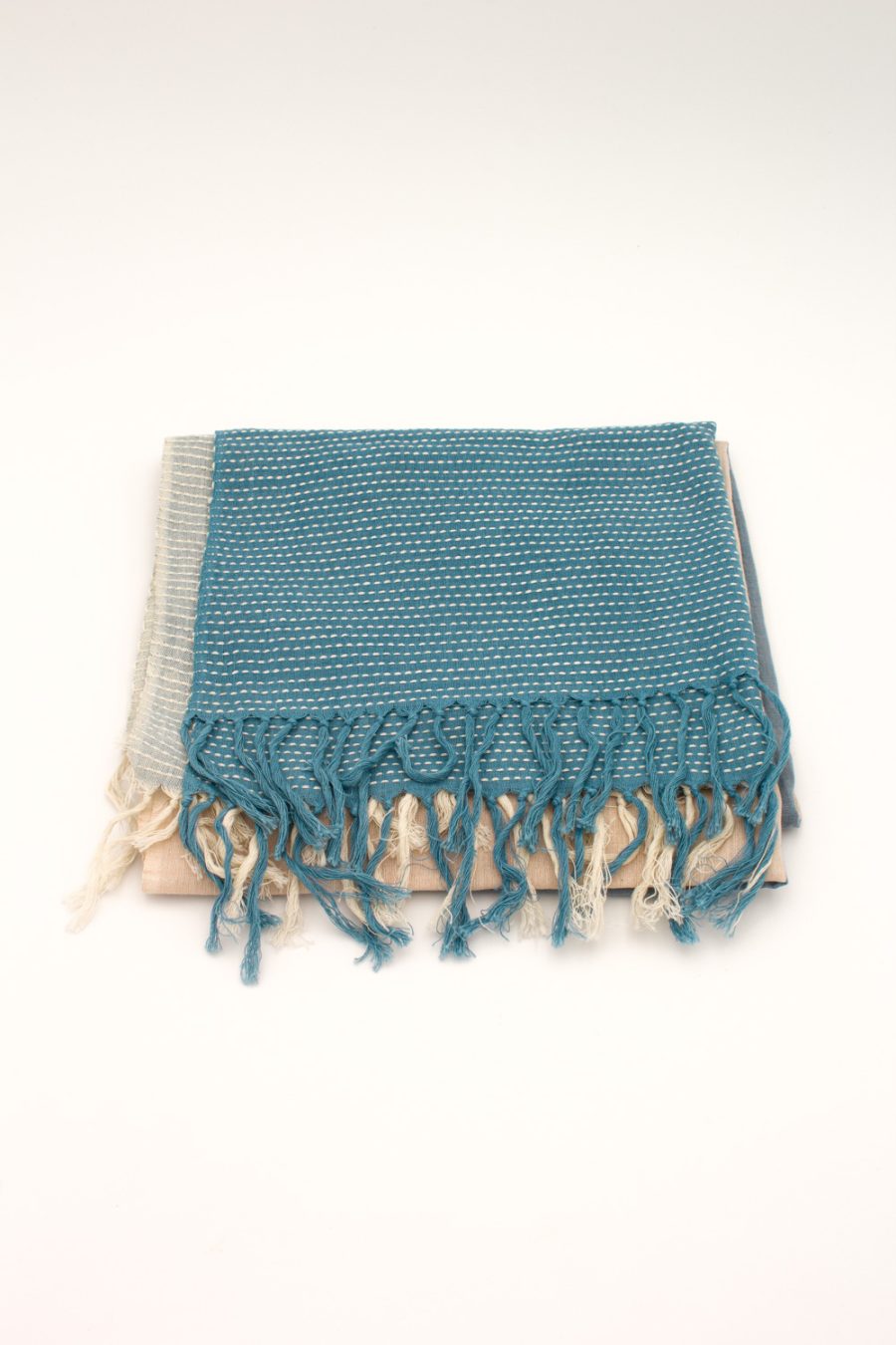 Stola in cotone ricamo Kantha - Image 2
