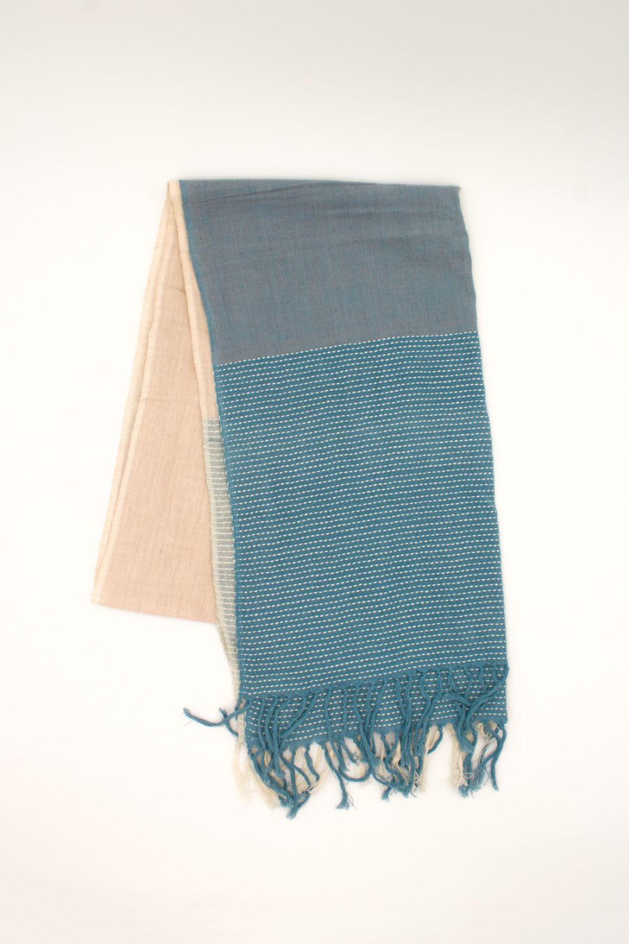 Stola in cotone ricamo Kantha - Image 3