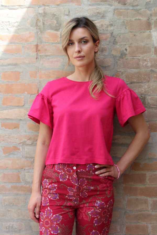 T-shirt Dana in jersey di cotone biologico stretch