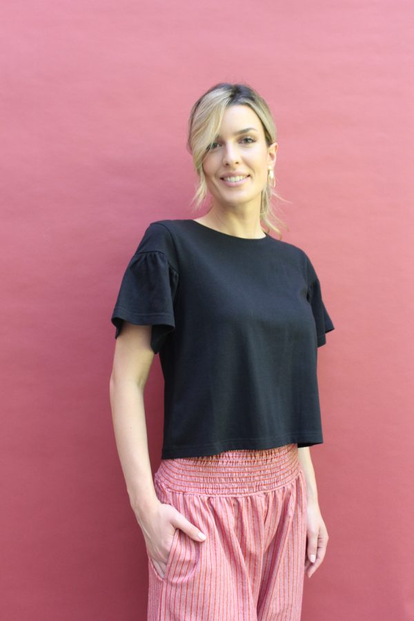 T-shirt Dana in jersey di cotone biologico stretch