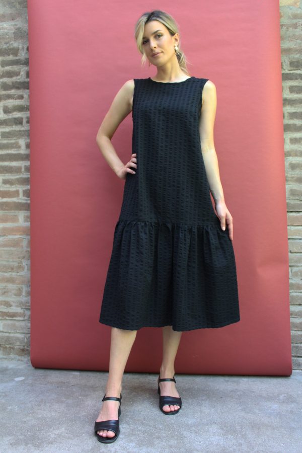 Abito Camilla in cotone seersucker