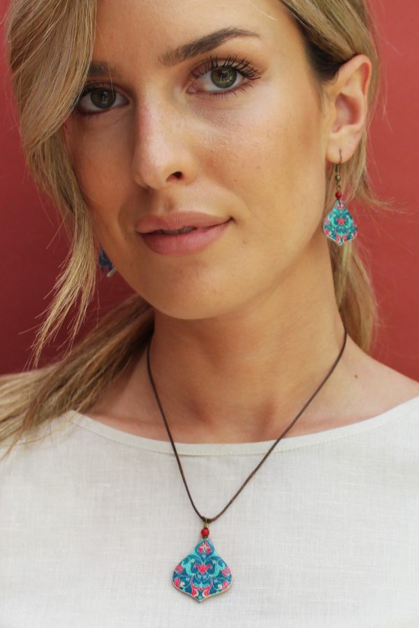 Collana con ciondolo arabesco Hiva