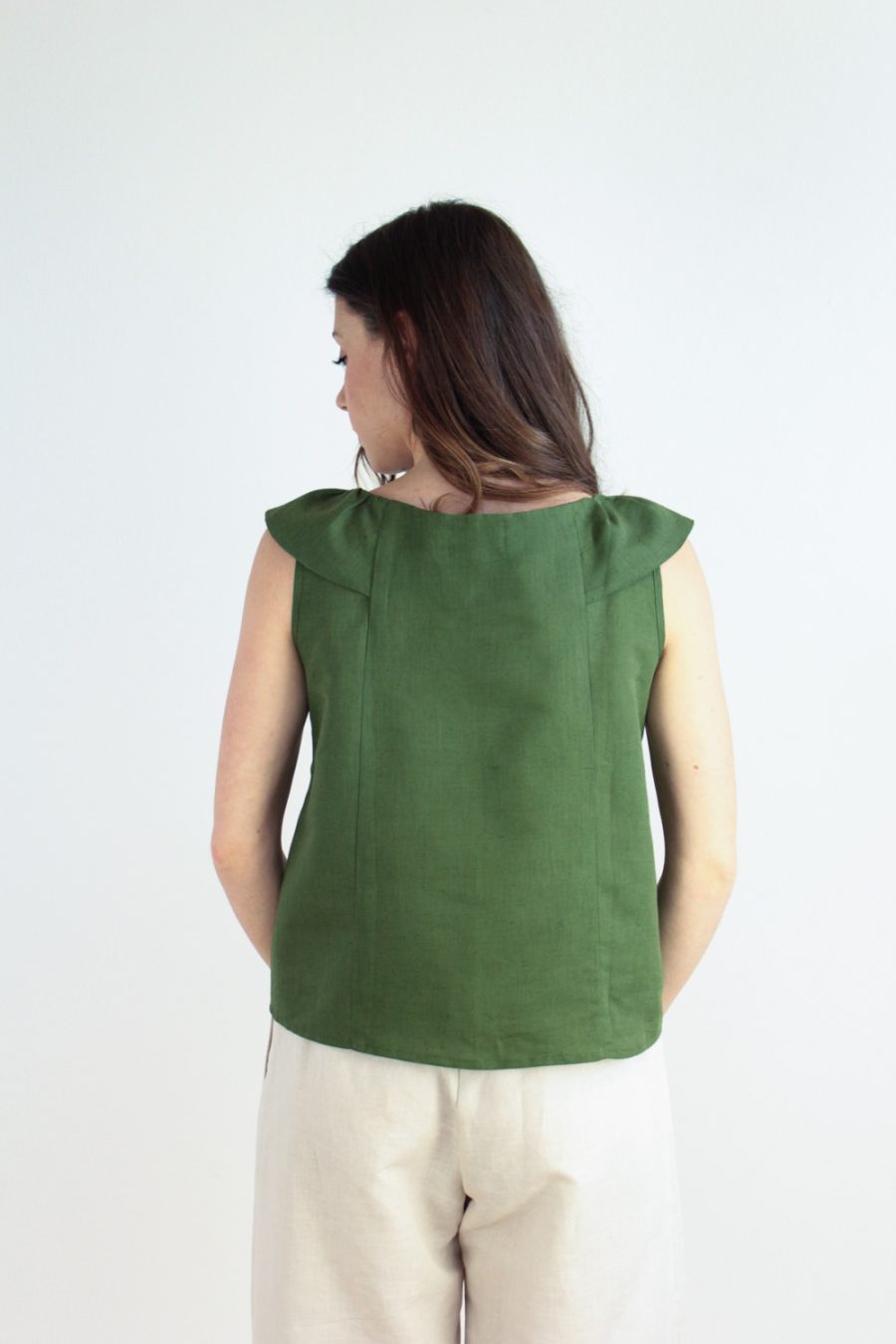 Top Manioca in misto lino e cotone - Image 3