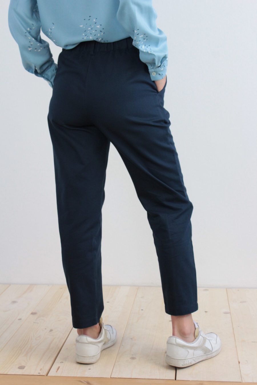 Pantalone Ambretta in cotone operato - Image 3