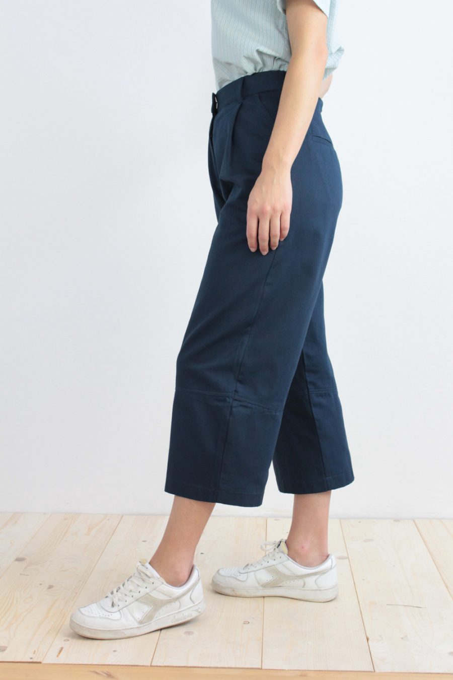 Pantalone Baggy in cotone operato - Image 2
