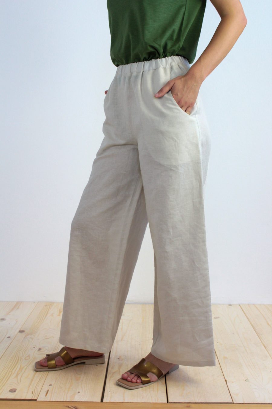 Pantalone Galanga in misto lino e cotone - Image 3