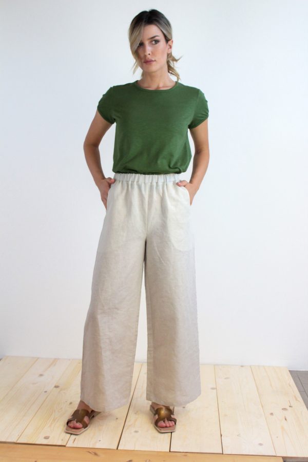 Pantalone Galanga in misto lino e cotone