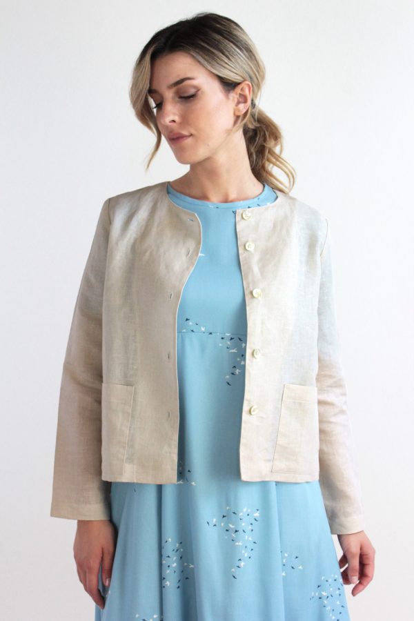 Giacca Citrus in misto lino e cotone
