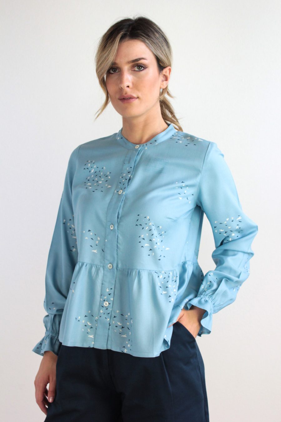Camicia Cipressina in viscosa stampata - Image 2