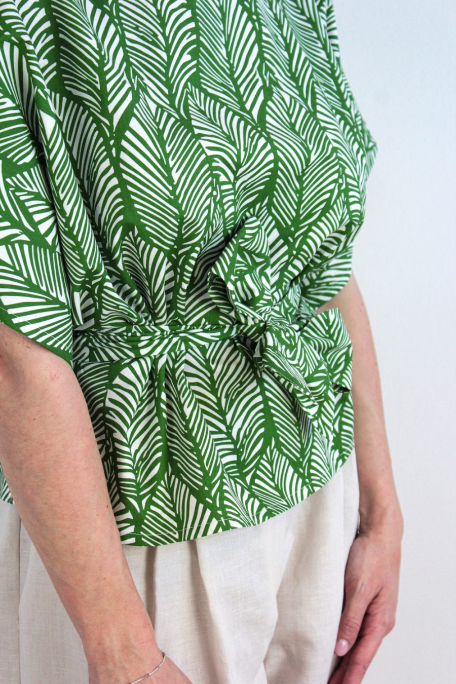 Blusa Gardenia in cotone stampato - Image 2