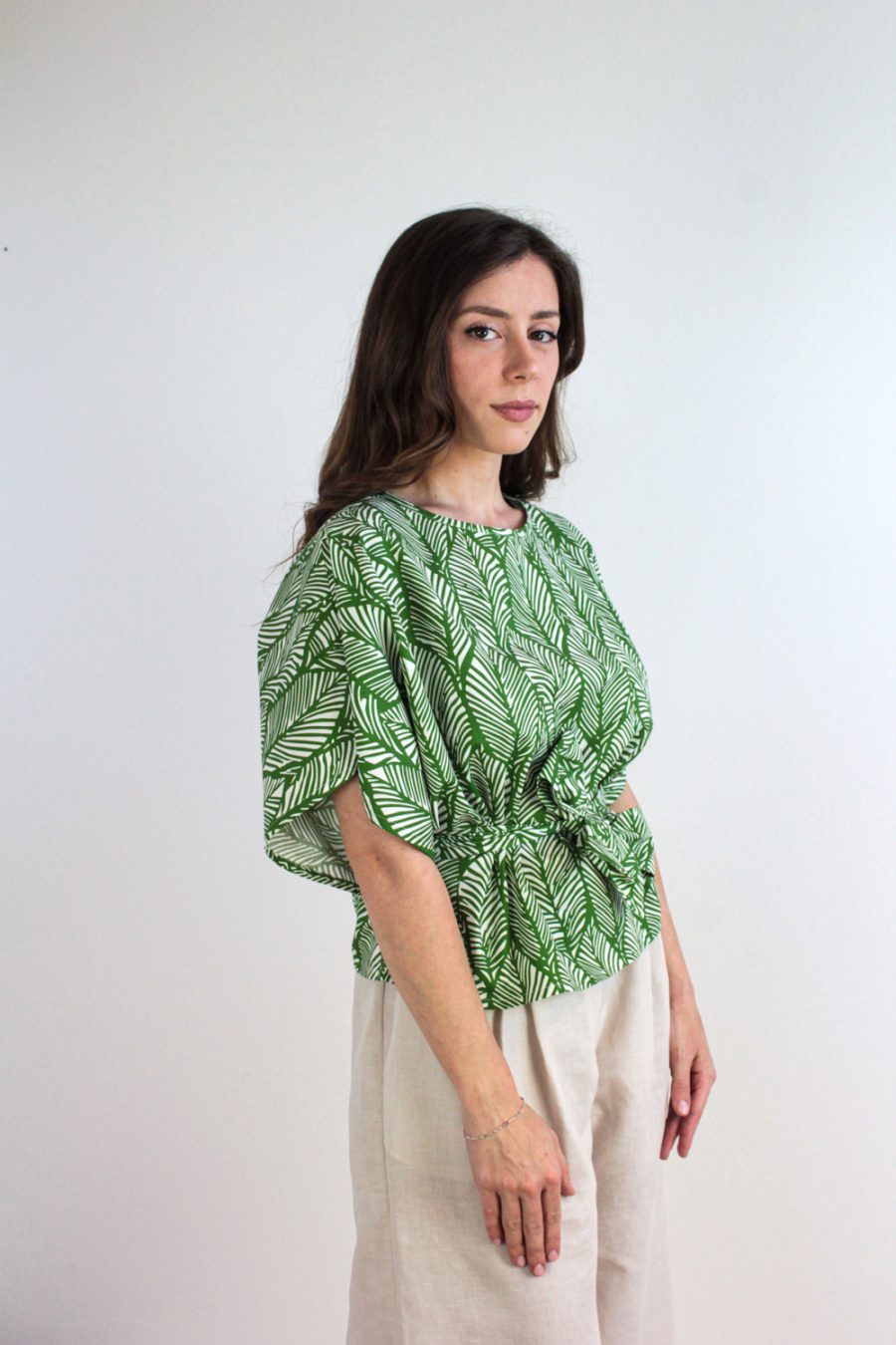Blusa Gardenia in cotone stampato - Image 4