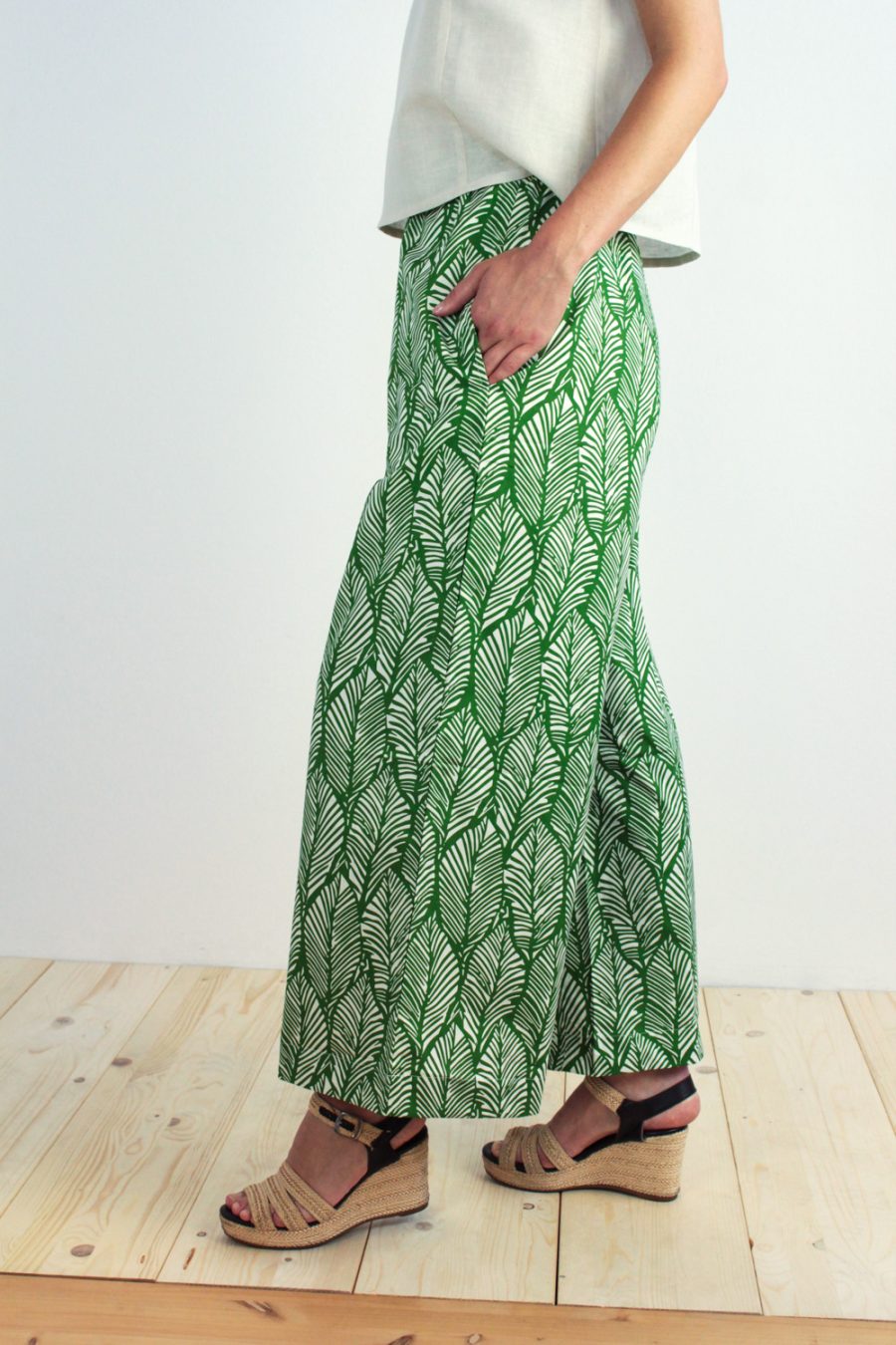Pantalone Nina in cotone stampato - Image 2