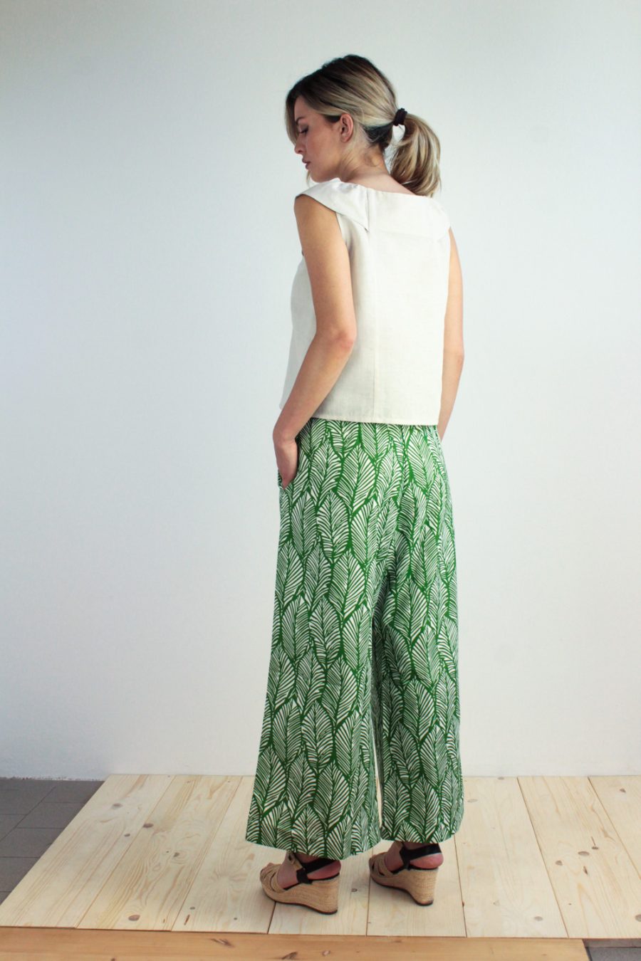 Pantalone Nina in cotone stampato - Image 3