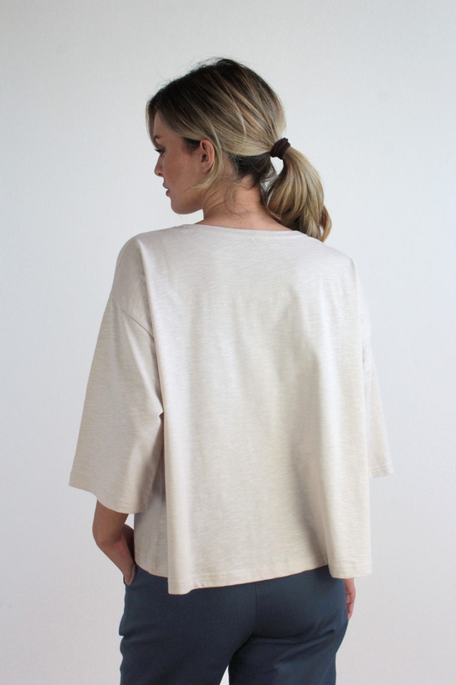 T-shirt Garofano in jersey di cotone biologico - immagine 3