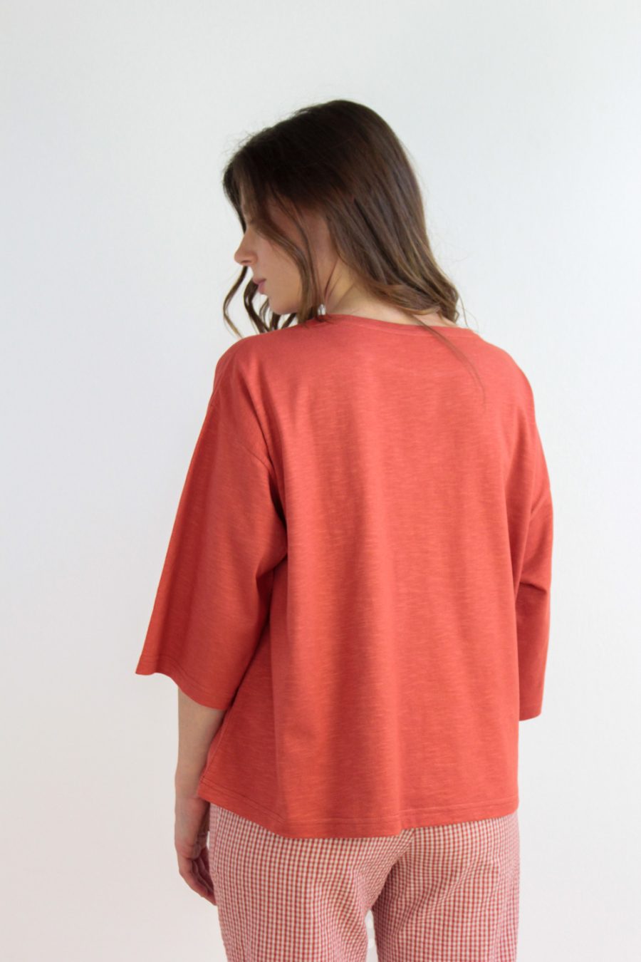 T-shirt Garofano in jersey di cotone biologico - Image 3