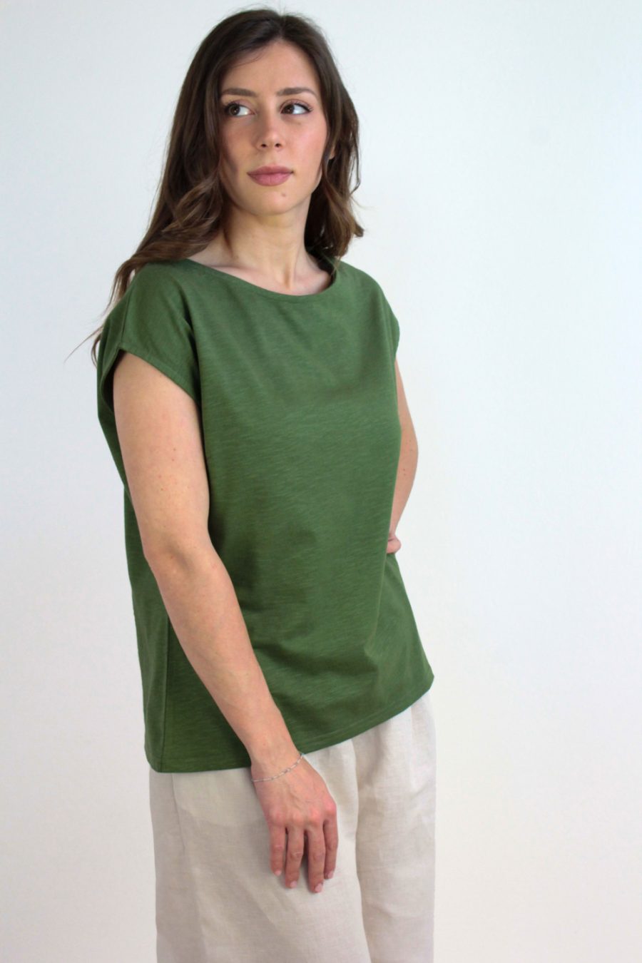 T-shirt Alessia in jersey di cotone biologico