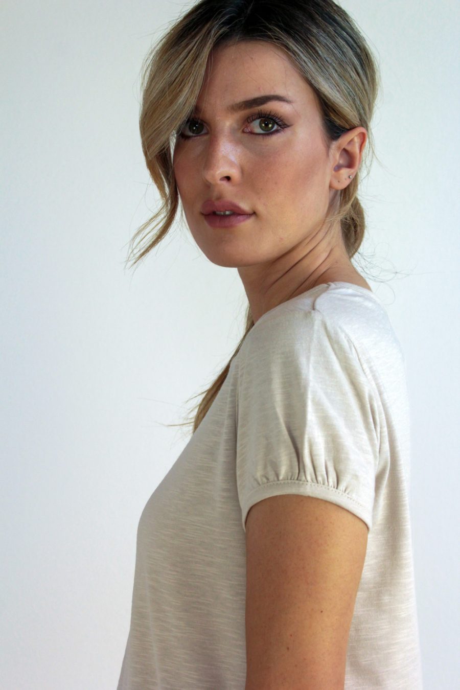 T-shirt Olivo in jersey di cotone biologico - Image 3