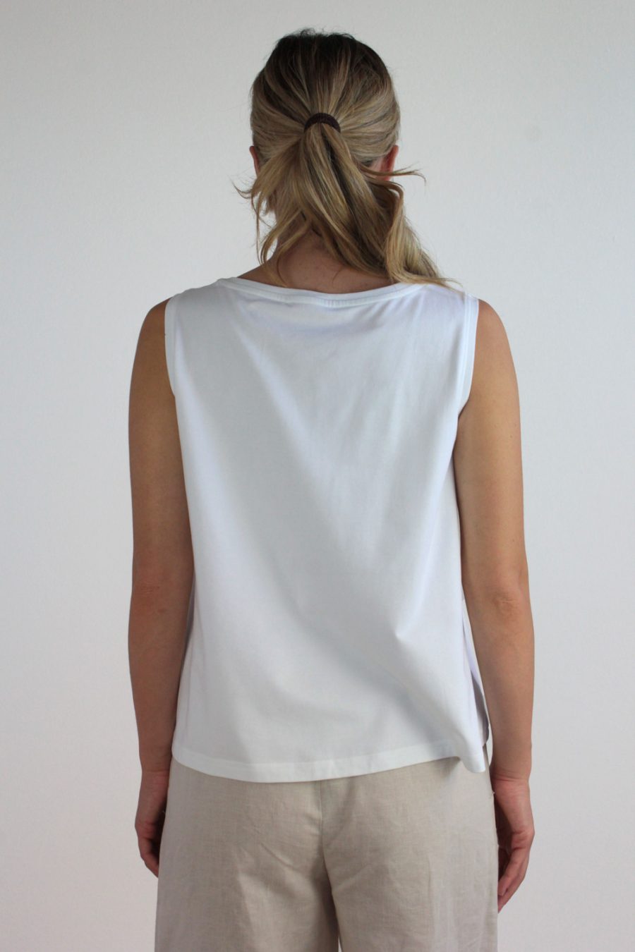 Top Palma in jersey di cotone biologico stretch - Image 3
