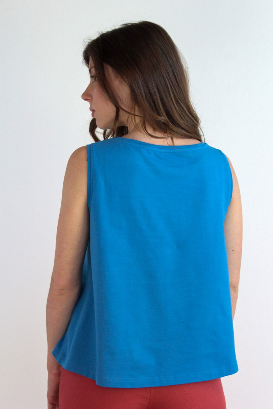 Top Palma in jersey di cotone biologico stretch - Image 3