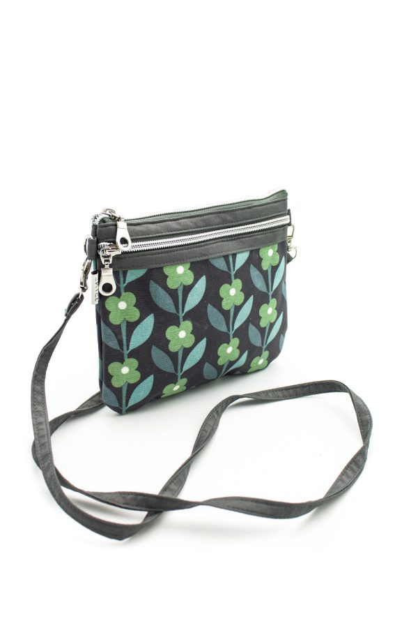 Borsa mini due tasche Fioritura