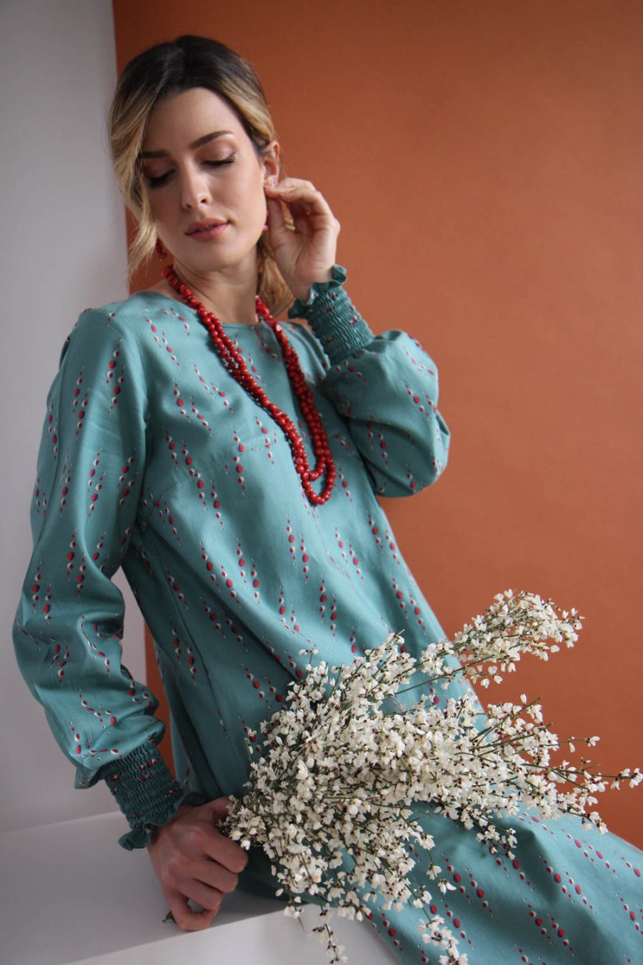 Abito Ariel in cotone stampato - immagine 3