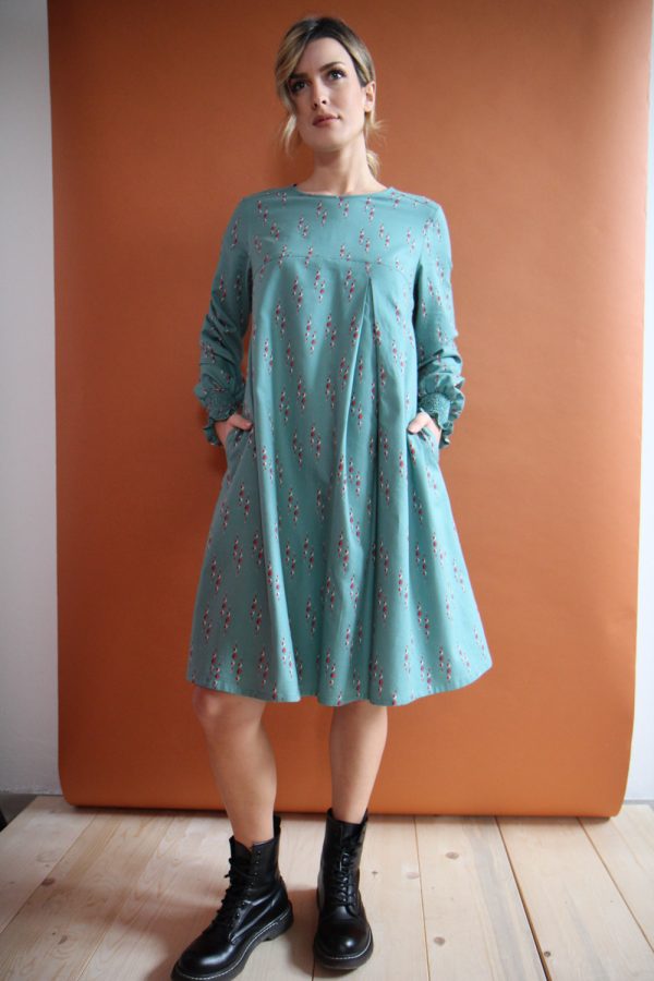 Abito Ariel in cotone stampato