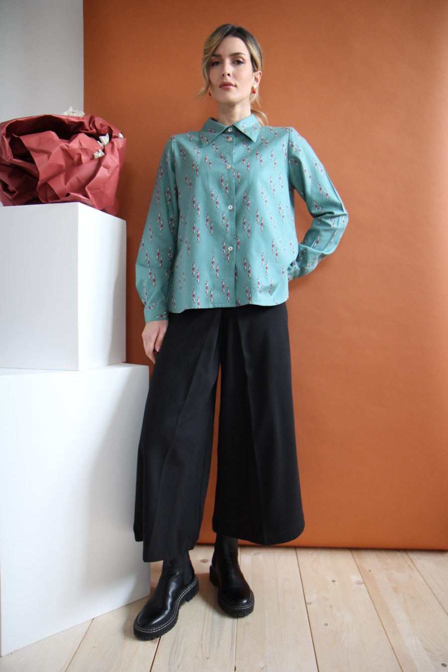 Camicia Mila in cotone stampato - immagine 4