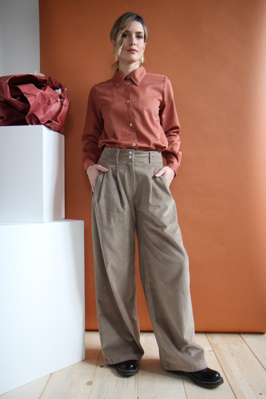 Camicia Mila in satin di cotone - immagine 3
