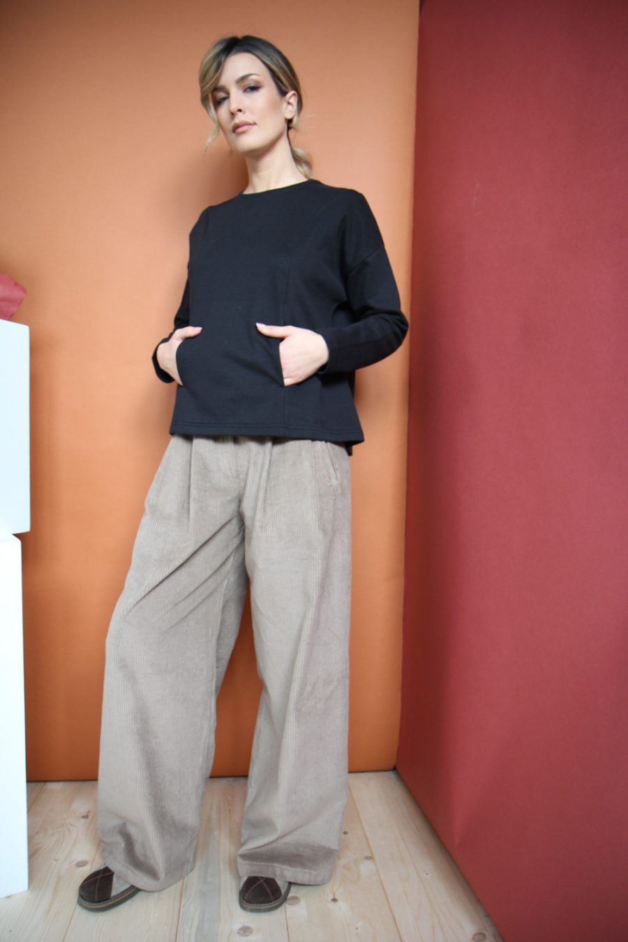 Maglia Holly in felpa di cotone biologico - immagine 3