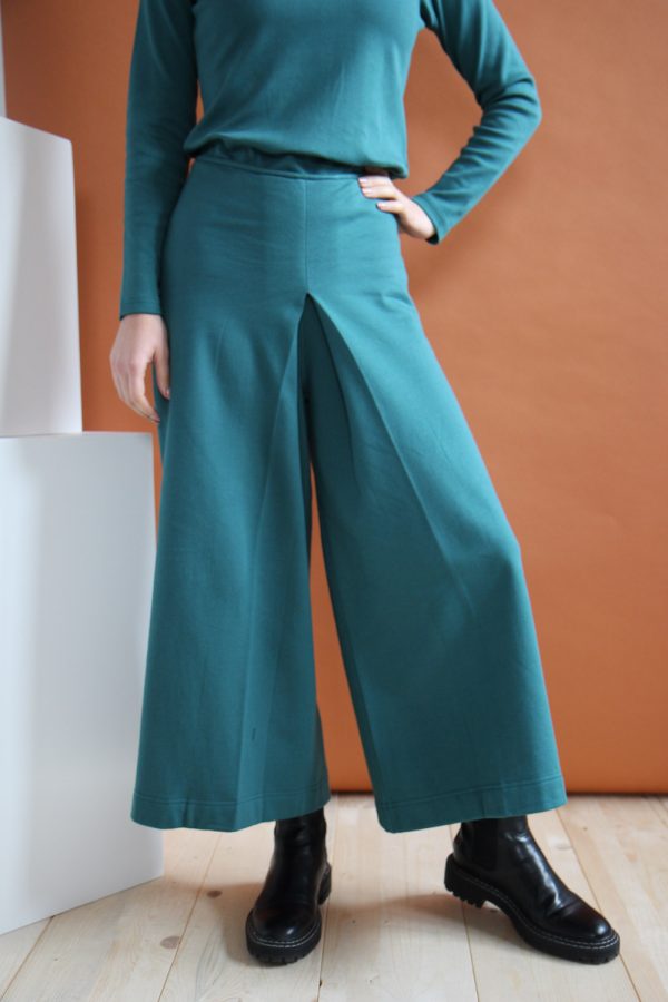 Pantalone Vele in felpa di cotone biologico