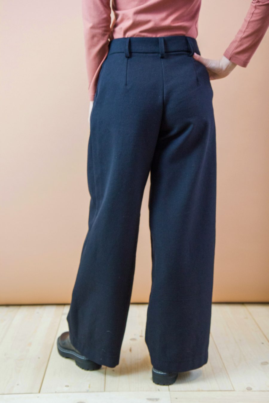 Pantalone Oleandro in cotone e lana - immagine 4