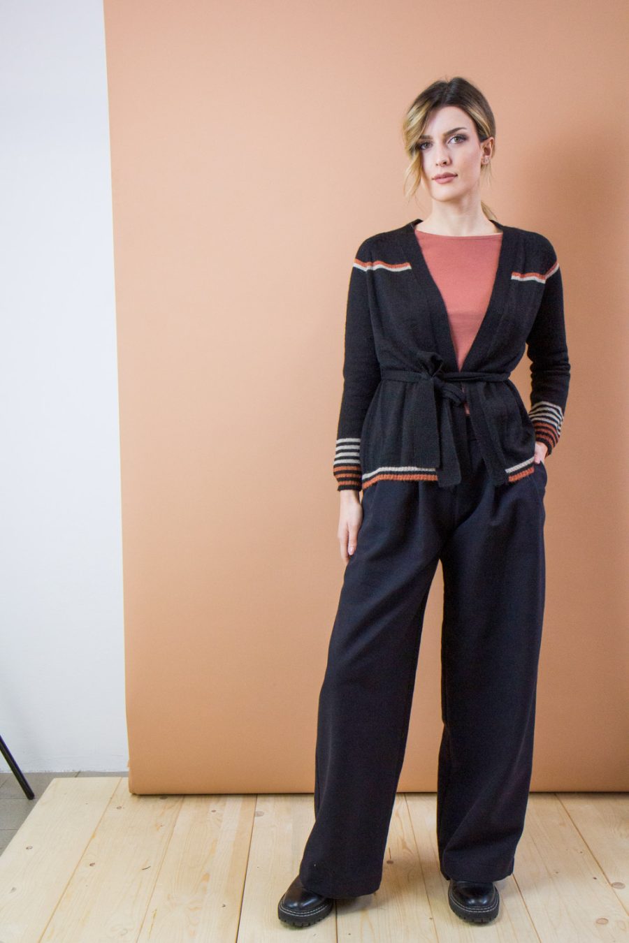 Pantalone Oleandro in cotone e lana - immagine 5