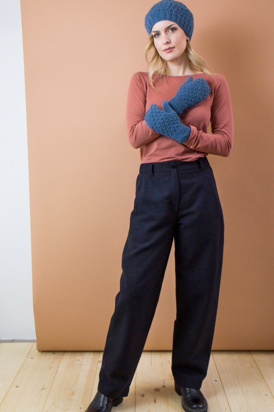 Pantalone Sughero in cotone e lana - immagine 2