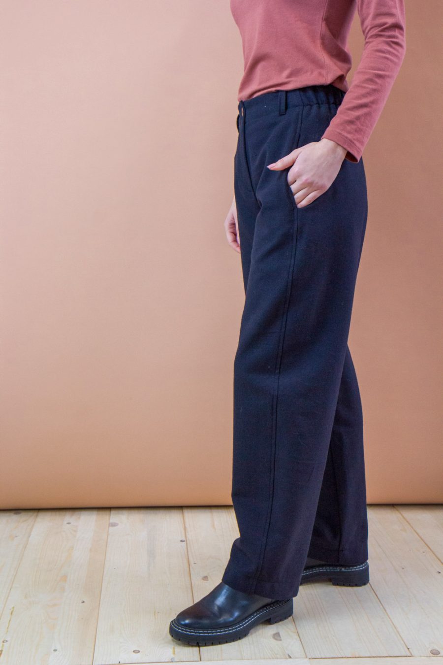 Pantalone Sughero in cotone e lana - immagine 3