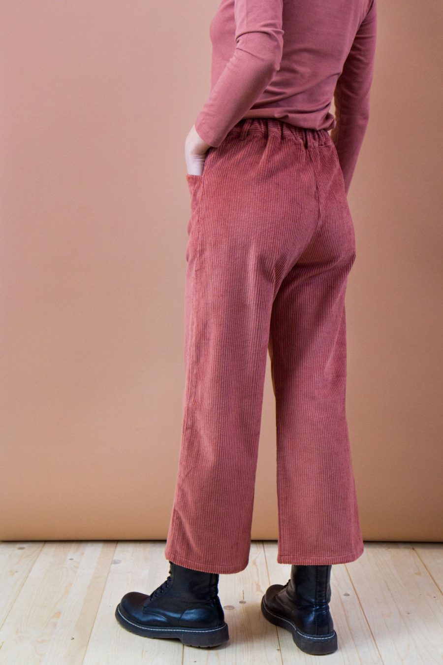 Pantalone Vite in velluto di cotone a coste larghe - immagine 4