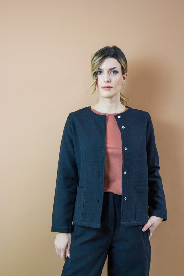 Giacca Cytrus in cotone e lana
