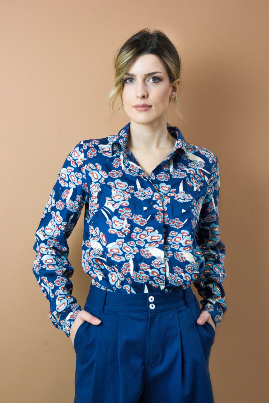 Camicia Alba in viscosa stampata - immagine 6
