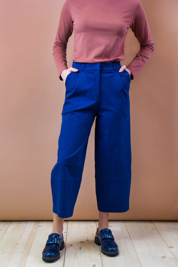 Pantalone Baggy in cotone stretch