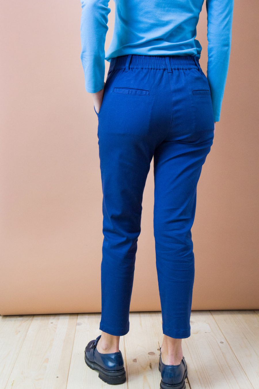 Pantalone Faggio in cotone stretch - immagine 3