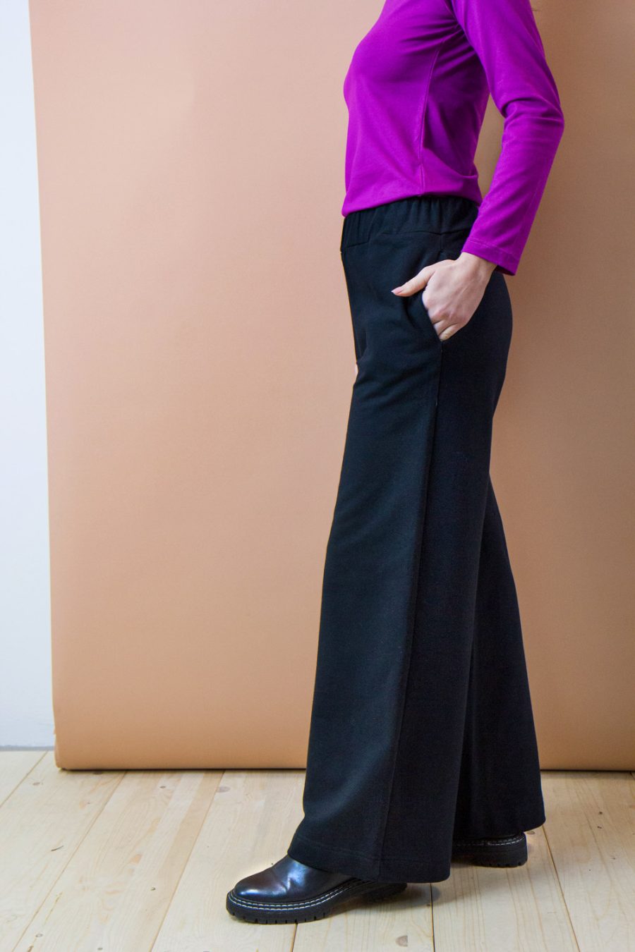 Pantalone Bucaneve in felpa di cotone biologico - immagine 2