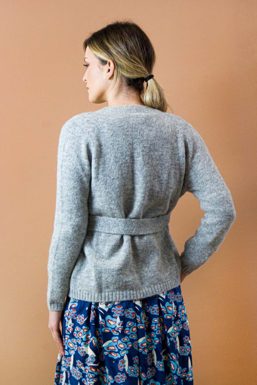 Cardigan Liquirizia in alpaca superfine - immagine 3