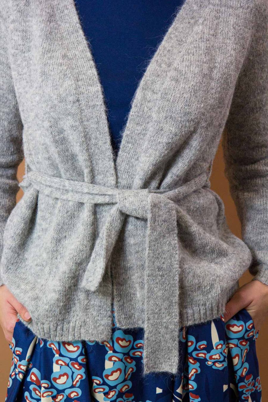Cardigan Liquirizia in alpaca superfine - immagine 4