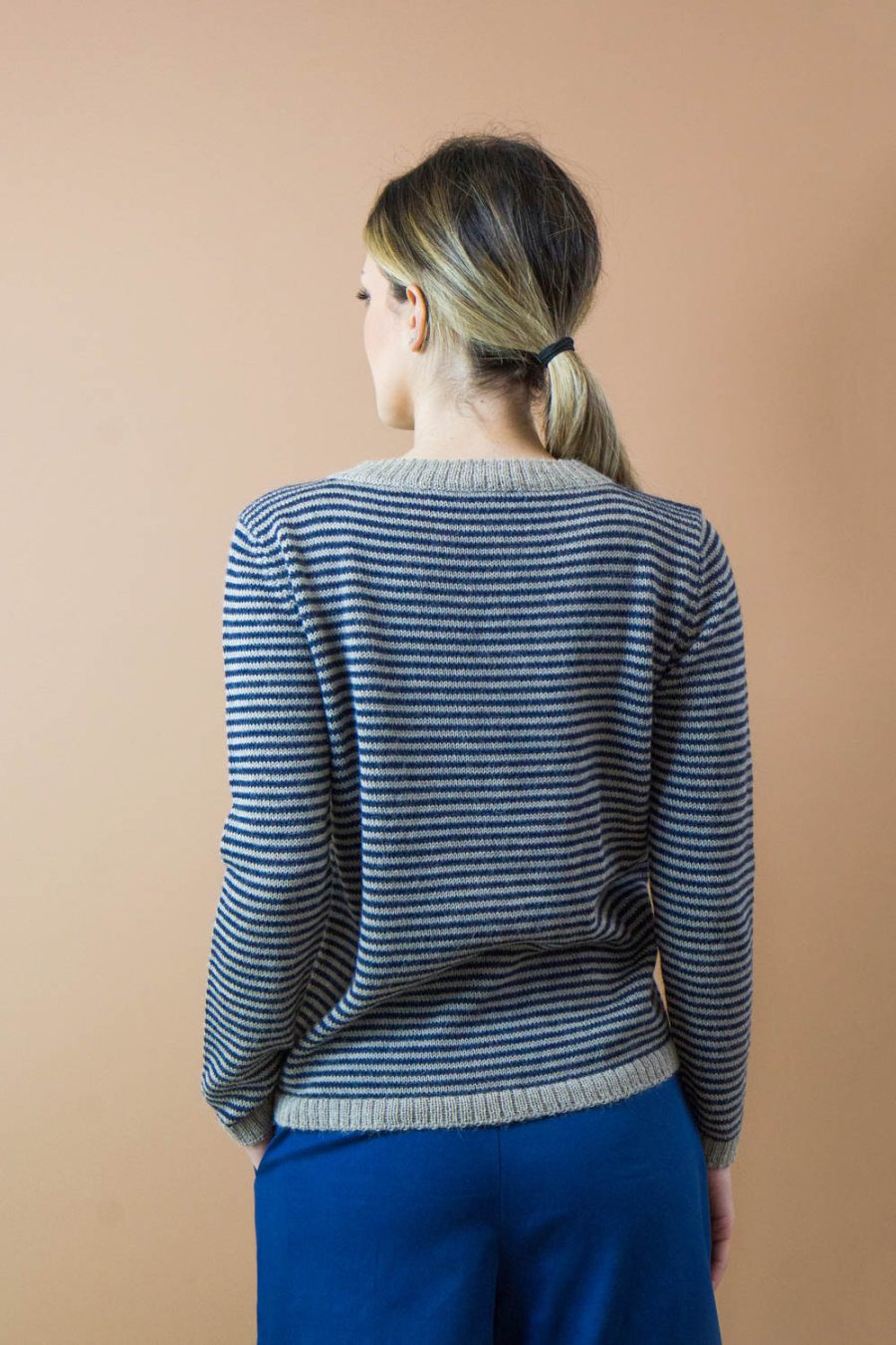 Maglia Edera in alpaca a righe - immagine 5