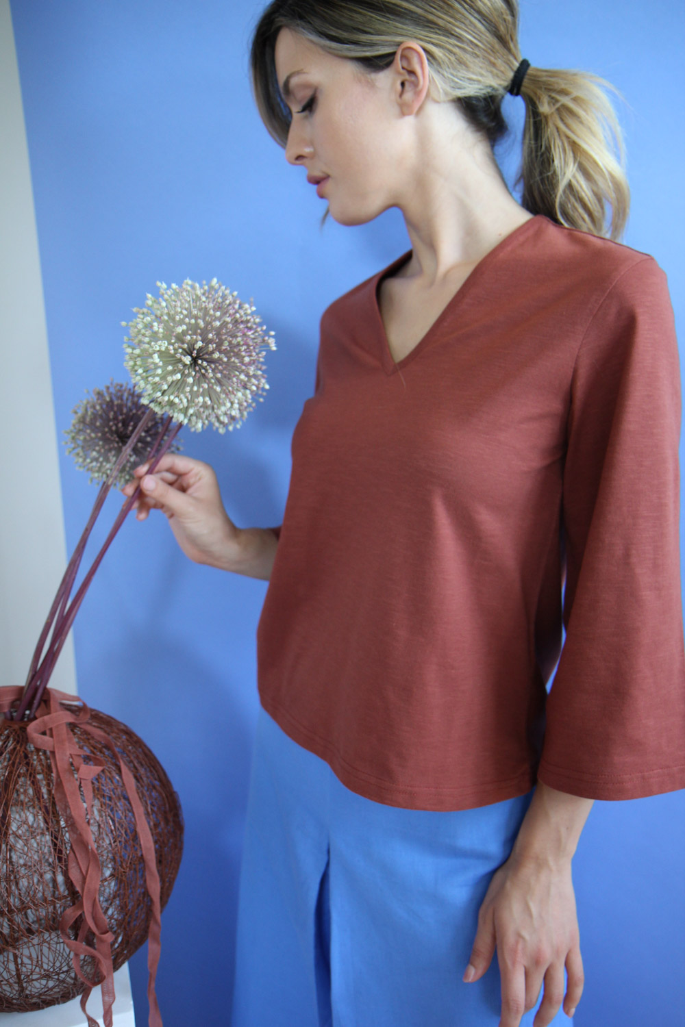 T-shirt Amber in jersey di cotone biologico - immagine 2
