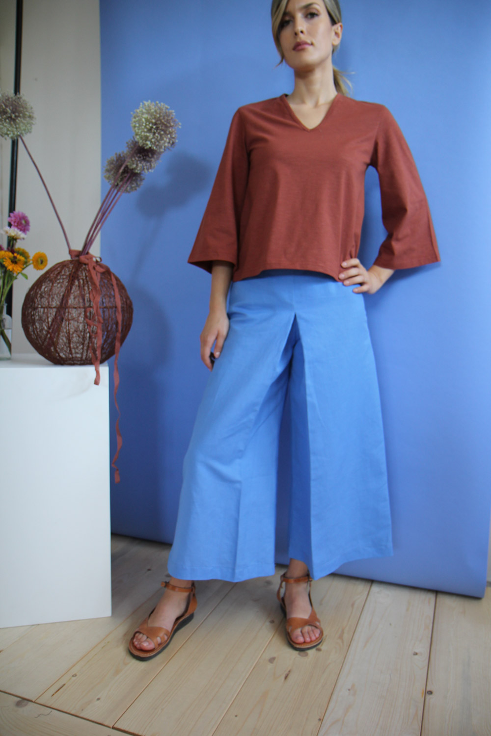 T-shirt Amber in jersey di cotone biologico